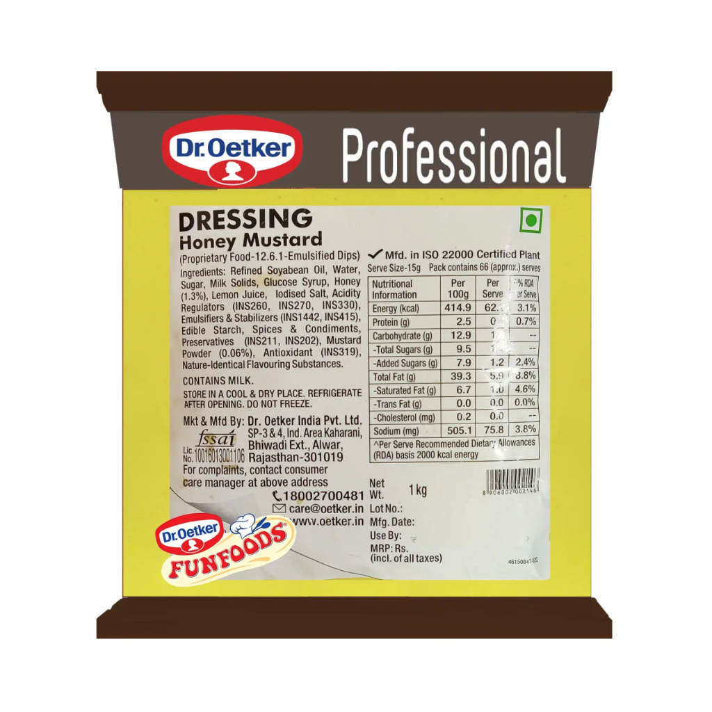 Honey Mustard Dressing product showcase